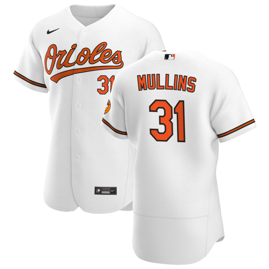 Baltimore Orioles #31 Cedric Mullins Men Nike White Home 2020 Authentic Player MLB Jersey